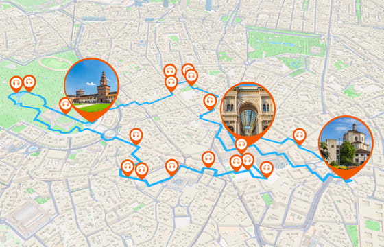 Milan: Audio Guided Walking Tour (3 hours – 23 audio reviews)