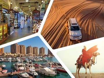 Full Day Tour, Doha city tour and desert safari combo tour Doha Qatar by Falcon Tours in Qatar