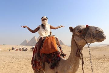 VIP Private Tour of Giza Pyramids and Sphinx with Camel Ride