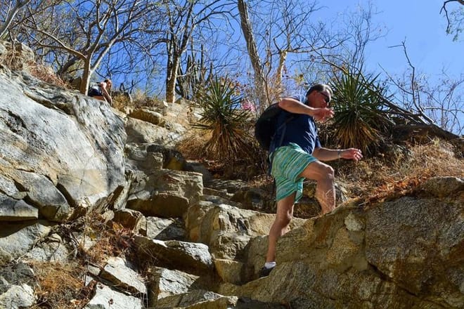 Los Cabos: Hiking at the Fox Canyon with Waterfall 8