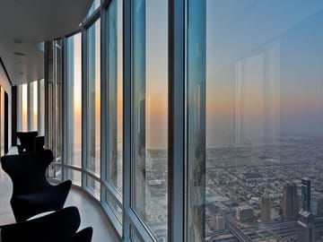 burj khalifa at the sky