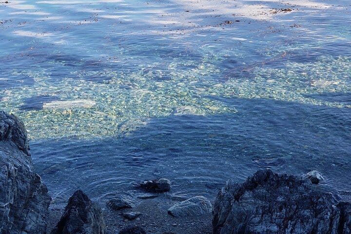 The clarity of the Beagle Channel on the Ruta de la Centolla