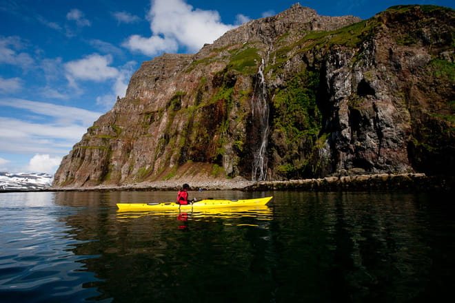 Glacier Fjords Kayaking on Iceland