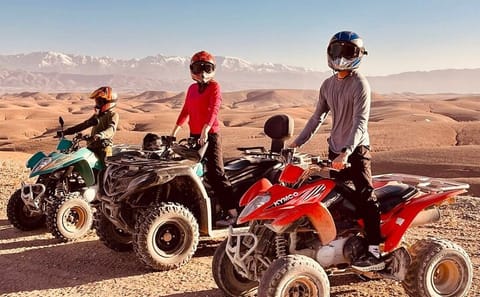 Agafay Desert ,Mountain Trip : Camel ride ,quad biking and Dinner