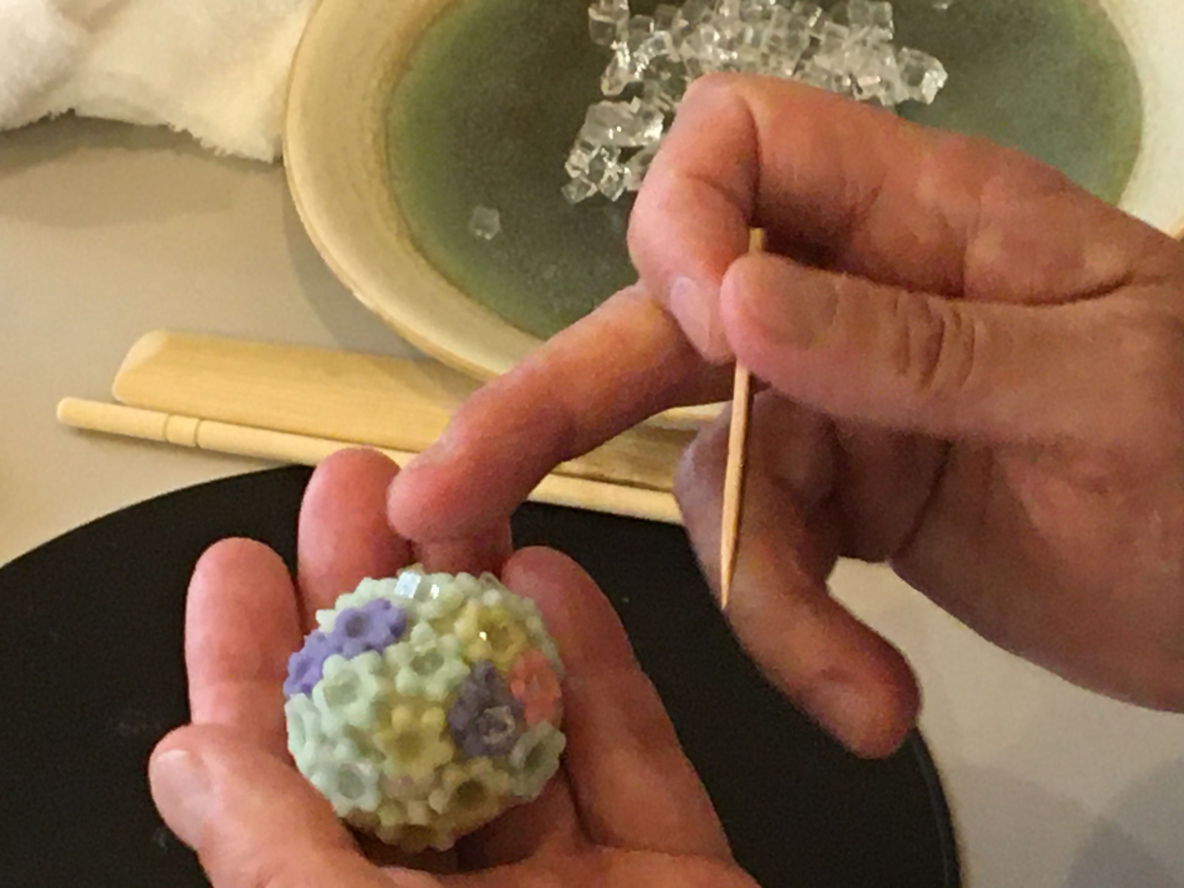 Ginza Man'nendo Wagashi Workshop with Master Yoshi