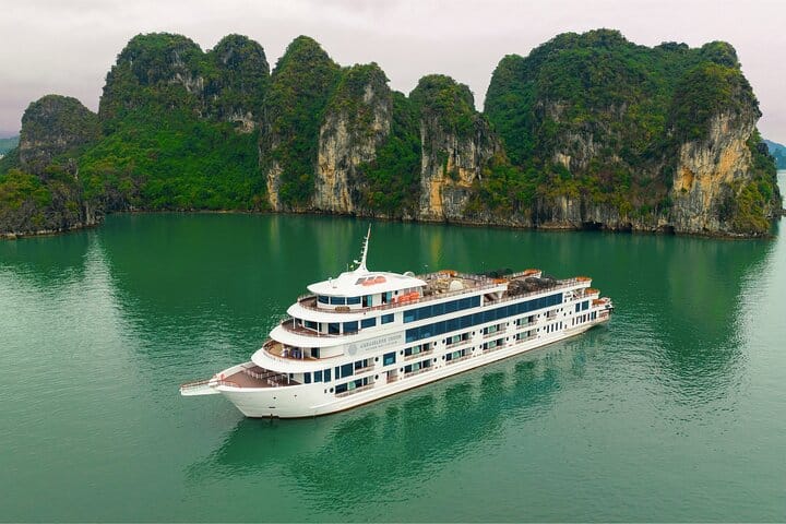 Ambassador Cruise- Luxury Day Trip From Halong Harbor with PICKUP