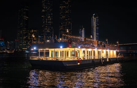 Dinner Cruise Experience at Dubai Marina with Private Transfers