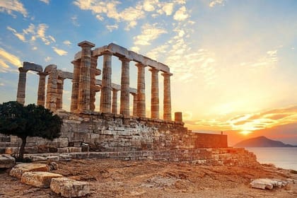 Sunset – Temple of Poseidon Half Day Private Tour