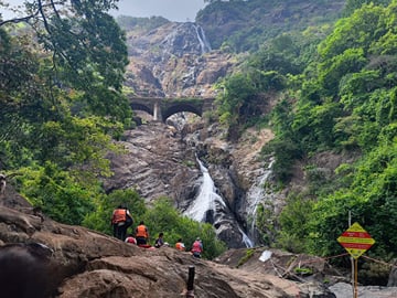 Dudhsagar Falls and Tambdisurla Temples Day Tour from Goa