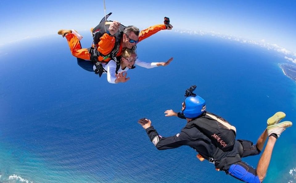 Tandem Skydiving Experience Over the Mediterranean in Side