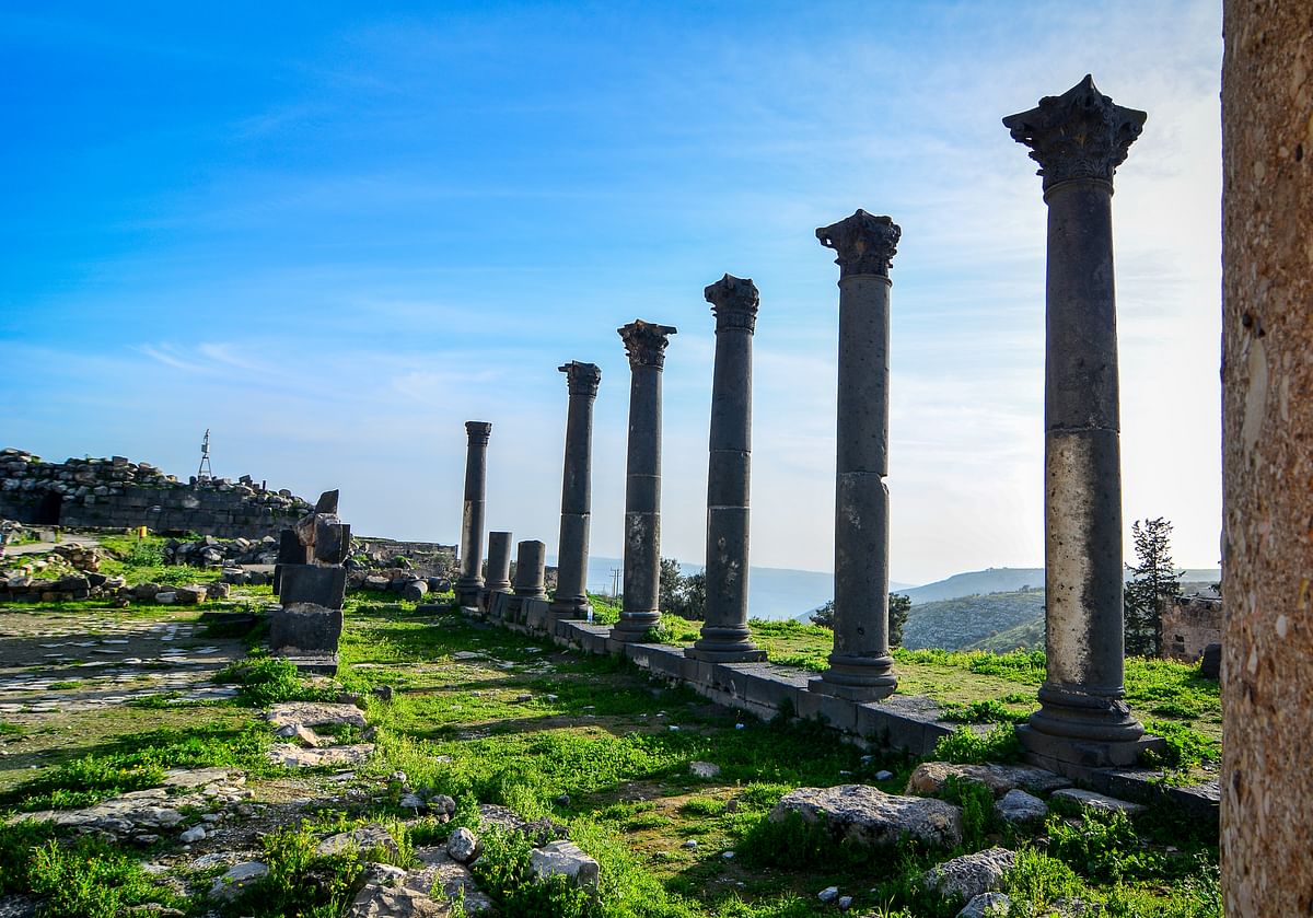 Private Tour of Umm Qais Greco-Roman Ruins & Ajloun Castle from Dead Sea