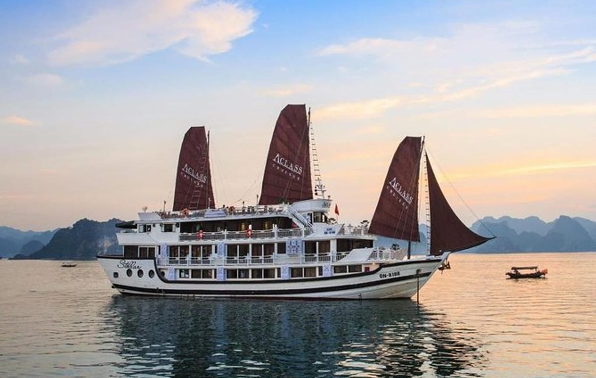 Aclass Stellar Cruise Halong Bay 2Days 1Night on 4 Star Cruise