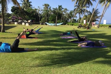 Yoga Class in Wathuregama, Sri Lanka