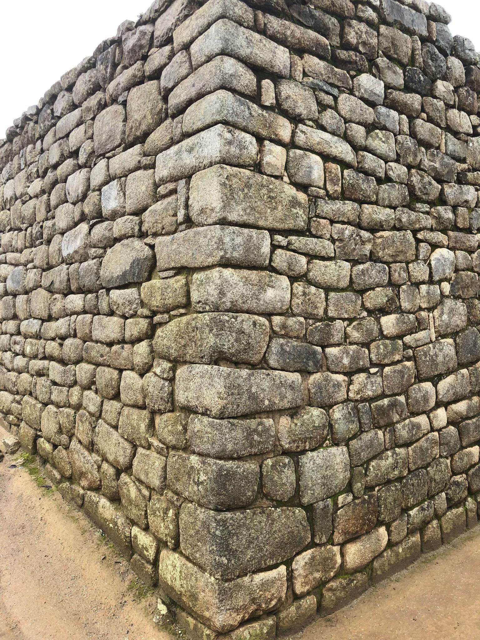 La muralla inca de Machu Picchu