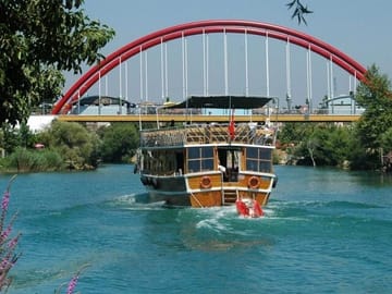 Manavgat River Boat Tour with Waterfall and Bazaar Visit from Alanya