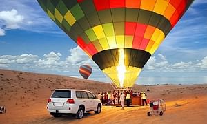 Hot air balloon flight in Dubai, Premium version !