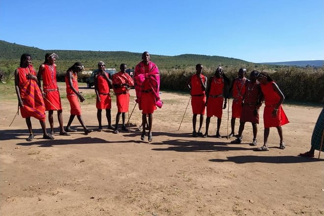 Maasai traditional dancers
