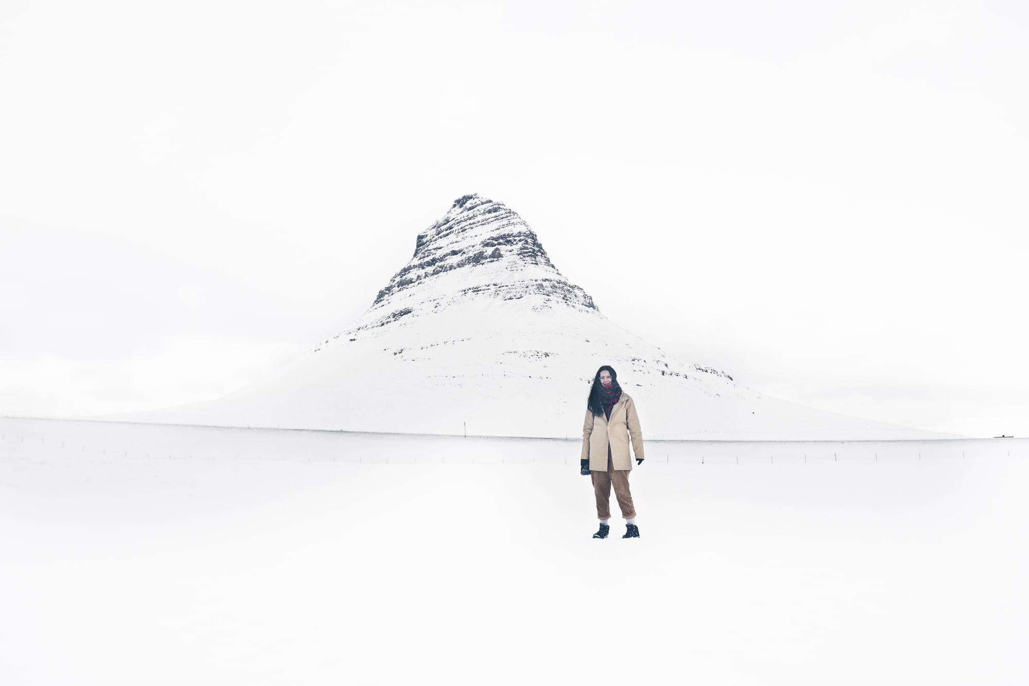 Mt Kirkjufell in it's wedding gown