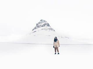 Mt Kirkjufell in it's wedding gown