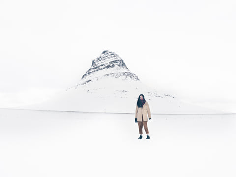 Mt Kirkjufell in it's wedding gown