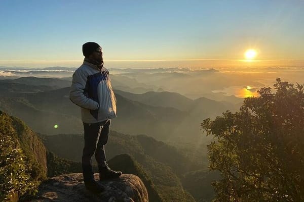 Sunrise from top of "Pedra da Macela" BY PARATY TOURS 