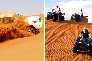 4in1 Package Dubai Half-Day Desert Safari Adventure Tour with ATV Quad Biking