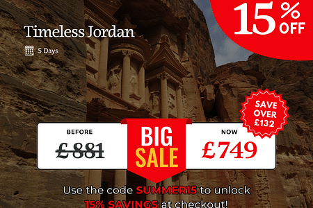 Discover Jordan: Petra, Wadi Rum, Dead Sea & Cultural Wonders Tour