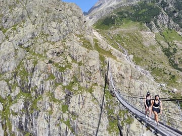 Day Trip from Zurich to Trift Suspension Bridge in the Alps