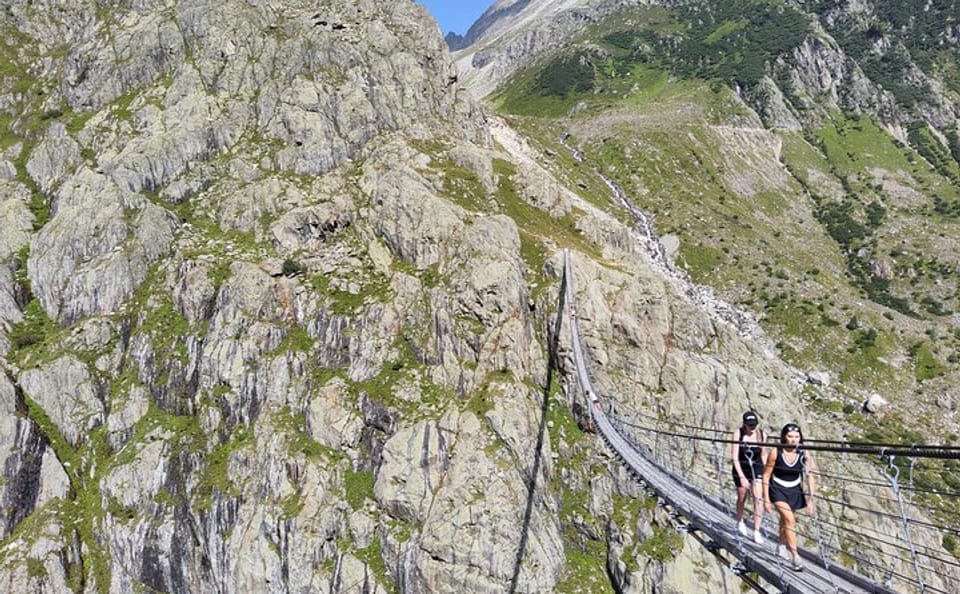 Day Trip from Zurich to Trift Suspension Bridge in the Alps