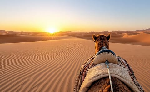 Red Dunes Morning Safari: Dune Bashing, Camel Ride & Quad Biking