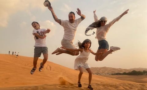 Lahbab Desert Safari with Dune Bashing, Camel Ride and BBQ Dinner