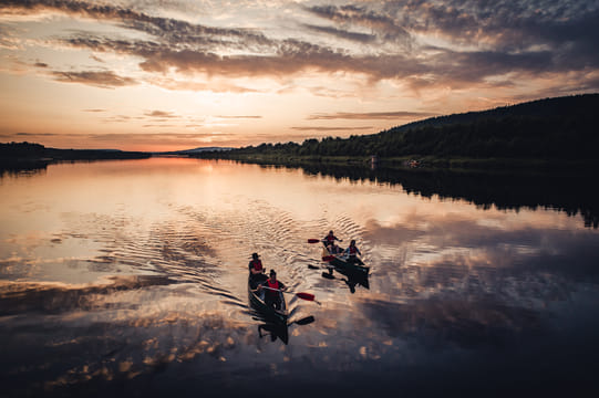 Canoeing Adventure in Rovaniemi Rivers