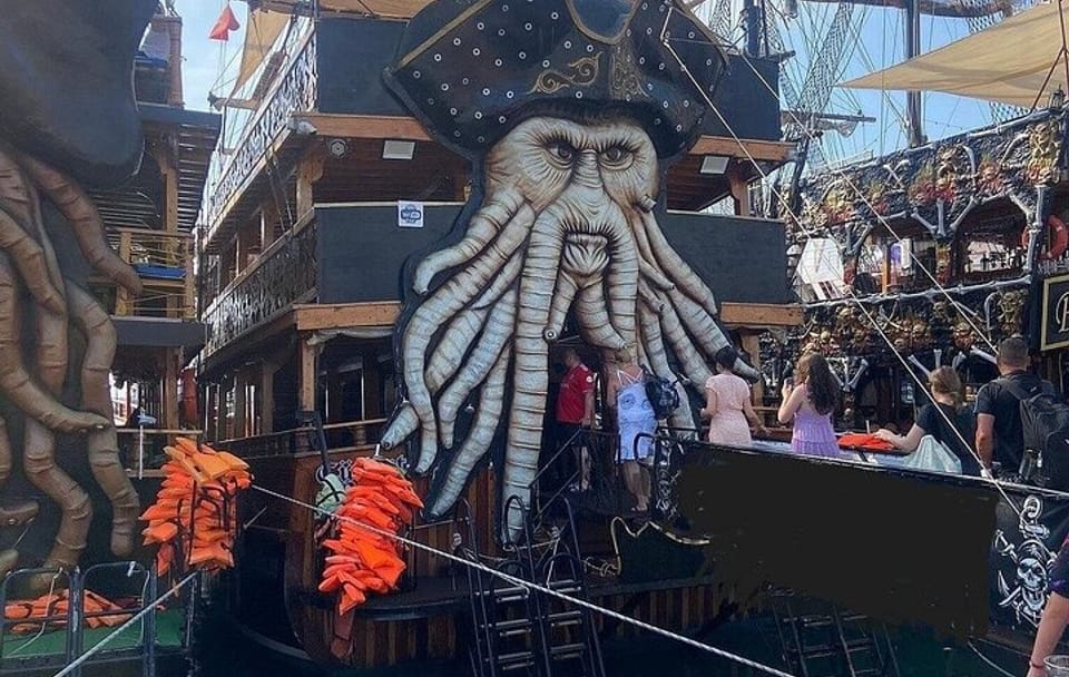 Antalya Pirate Boat Tour with Lunch & Free Soft Drinks