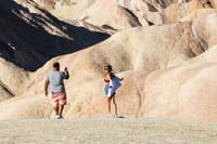 Hiking in Death Valley,