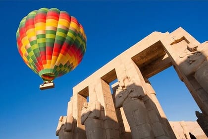 Sky to Temples Hot Air Balloon & West East Tour from Luxor