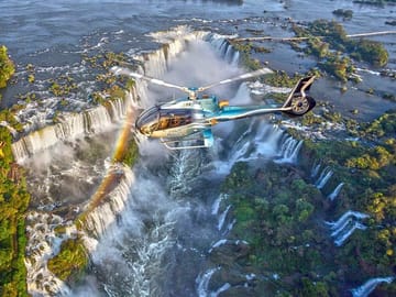 Iguazu Falls Helicopter Tour with Optional Hotel Transfers