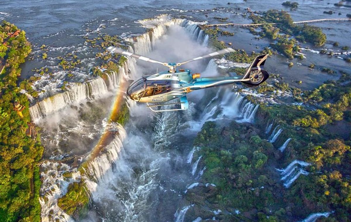Iguazu Falls Panoramic Helicopter Flight With Optional Transfers