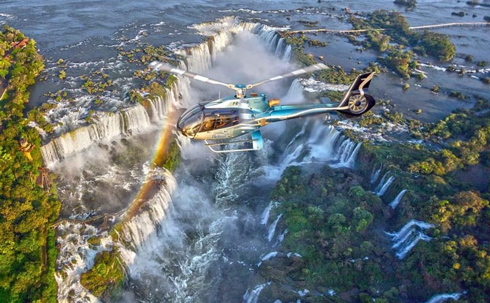 Iguazu Falls Helicopter Tour with Optional Hotel Transfers