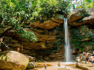 Rappelling Tour at Talliquihui Waterfall in Tarapoto, Peru