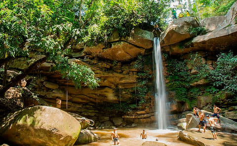 Rappelling Tour at Talliquihui Waterfall in Tarapoto, Peru