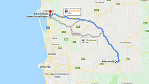 Avissawella City to Colombo Airport (CMB) Private Transfer