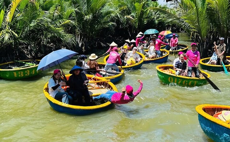 Coconut Basket Boat and Cooking Class in Cam Thanh, Hoi An