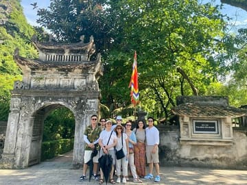 Full-Day Ninh Binh Tour from Hanoi Small Group of 11 Boat Bike