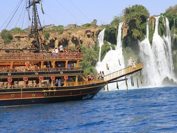 Antalya Pirate Boat Tour with Foam Party and Transfers
