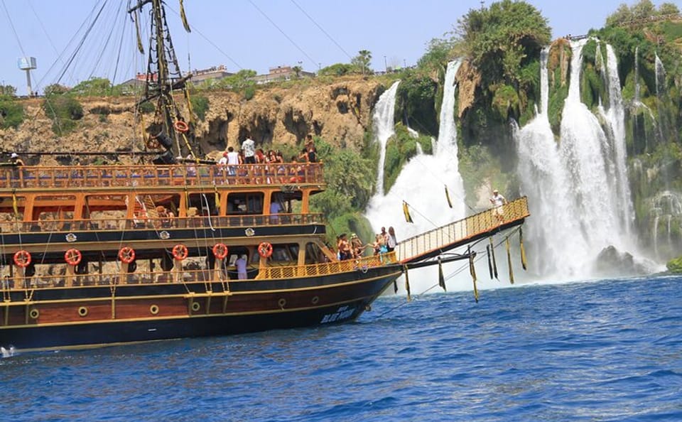 Antalya Pirate Boat Tour with Foam Party and Transfers
