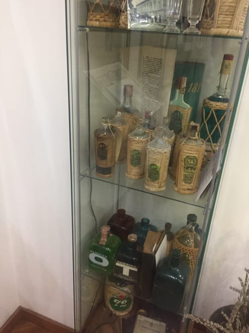 The old bottle of Centerba Toro