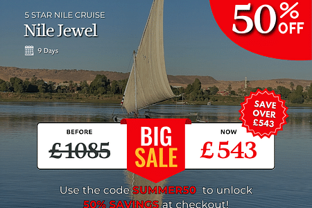 Nile Jewel Luxury Cruise: Explore Egypt's Ancient Wonders & Red Sea Retreat