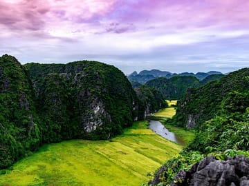 Ninh Binh Day Tour: Hoa Lu, Tam Coc, and Sunset Swim