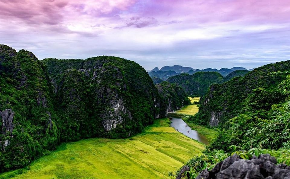 Ninh Binh Day Tour: Hoa Lu, Tam Coc, and Sunset Swim