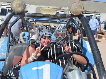 Hurghada: Quad, Jeep, Camel and Buggy Safari with BBQ Dinner